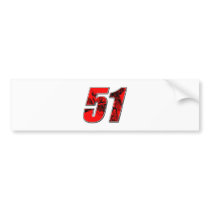 JBnumber51bikeinsert.png Bumper Sticker