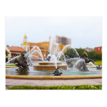 JC Nichols Fountain Country Club Plaza KC Post Card