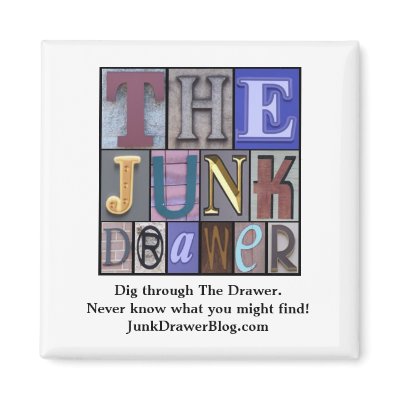 JDLogo, Dig through The Drawer. Ne... - Customized Fridge Magnet by junkdrawerblog