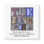 JDLogo, Dig through The Drawer. Ne... - Customized Fridge Magnet