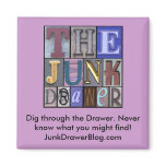 JDLogo, Dig through the Drawer. Never know what... Fridge Magnet