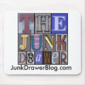 JDLogo, JunkDrawerBlog.com - Customized mousepads