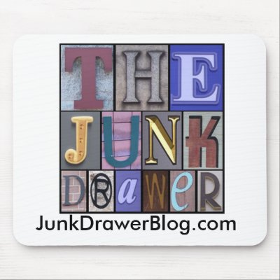JDLogo, JunkDrawerBlog.com - Customized Mouse Mats by junkdrawerblog