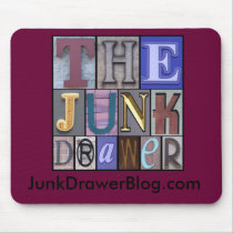 JDLogo, JunkDrawerBlog.com mousepads
