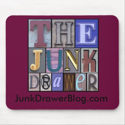 JDLogo, JunkDrawerBlog.com Mouse Mats by junkdrawerblog
