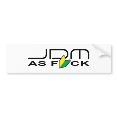 Jdm Bumper Stickers