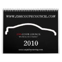 JDM COUPE COUNCIL 2010 calendars