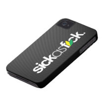 JDM sickasfck Faux Carbon Fiber Iphone 4 Cases