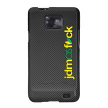 JDMasFCK with Faux Carbon Fiber Samsung Galaxy SII Case