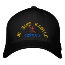 Je Suis Kabyle embroidered hats by zarouri Je Suis Kabyle embroidered hats
