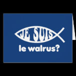 Je Suis Le Walrus cards