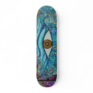 I have you with the eye teddy - skateboard