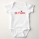 Je T'aime baby shirt/