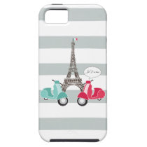 Je T'aime Eiffle Tower iPhone 5 Case