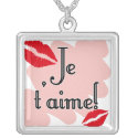 Je t'aime! - French I love you Jewelry