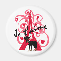 Je t'aime fridge magnets