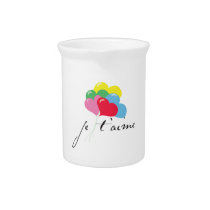 Je' taime (I love you) Drink Pitchers
