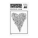 JE T'AIME ♥ I LOVE YOU postage
