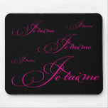 Je taime Love Words Mousepad