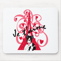 Je t'aime mouse pads