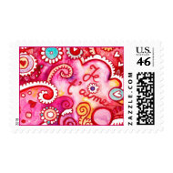 Je T'Aime Postage stamp