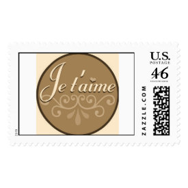 Je t'aime stamp