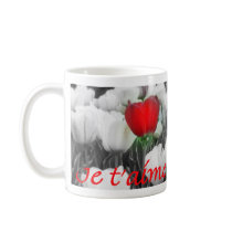Je t'aime Tulip Mug