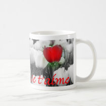 Je t'aime Tulip Mug by punkiebunnies Je t'aime Tulip Mug