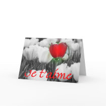 Je t'aime Valentine cards
