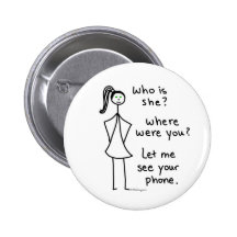 Jealous Girl Pins