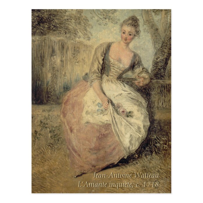 Jean-Antoine Watteau CC0588 Rococo Postcard