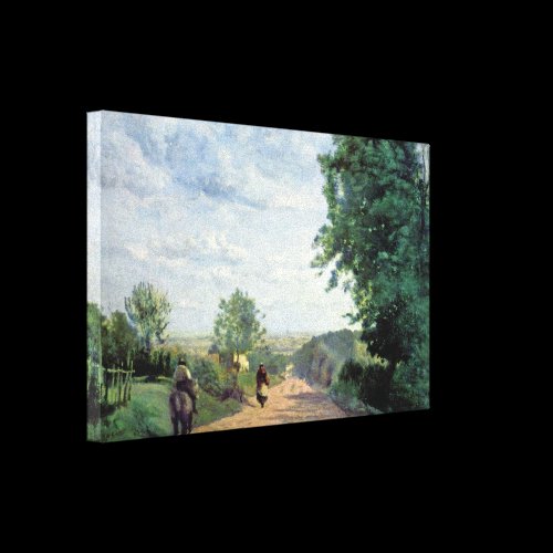 Jean-Baptiste-Camille Corot - way to Sevres Canvas Print