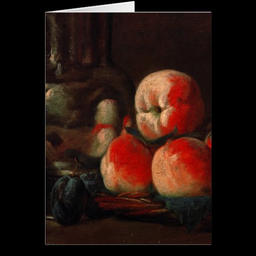 Jean-Baptiste-Simeon Chardin - Still life with tin Greeting Card