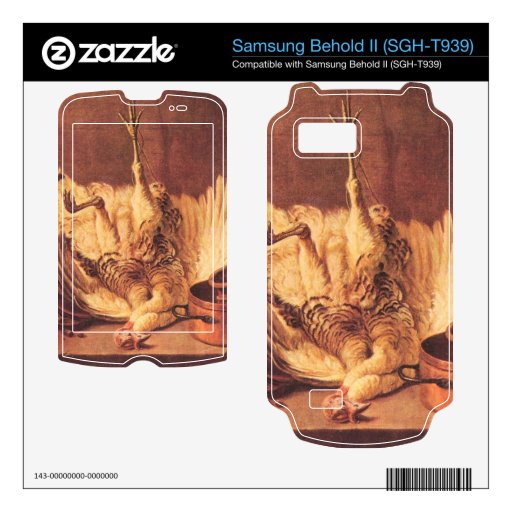 Jean Chardin - Still Life with turkey Samsung Behold II Decals