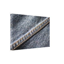 Jean Denim Wrapped Canvas Gallery Wrap Canvas