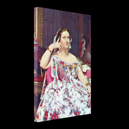 Jean Dominique Ingres - Madame Paul-Sigisbert Canvas Prints