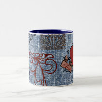 Jean Doodle Mug by litabug Jean Doodle Mug