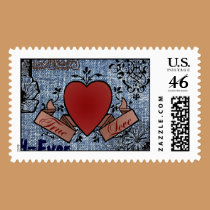 Jean Doodle Valentine Stamp by litabug Jean Doodle Valentine Stamp