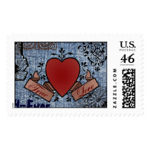 Jean Doodle Valentine Stamp