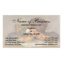 Jean Drawing by Pierre Auguste Renoir Business Card Templates