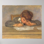 Jean Drawing by Pierre Auguste Renoir Poster
