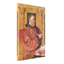 Jean Fouquet - Guillaume Juvenal des Ursins Gallery Wrapped Canvas