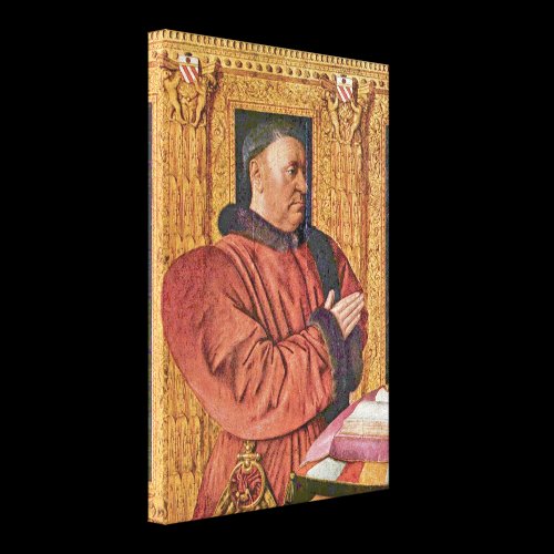 Jean Fouquet - Guillaume Juvenal des Ursins Gallery Wrapped Canvas