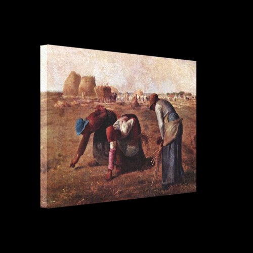 Jean-Francois Millet - The Gleaners Gallery Wrapped Canvas