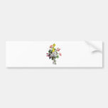 Jean Louis Prevost Rose and Begonia Bouquet Bumper Stickers