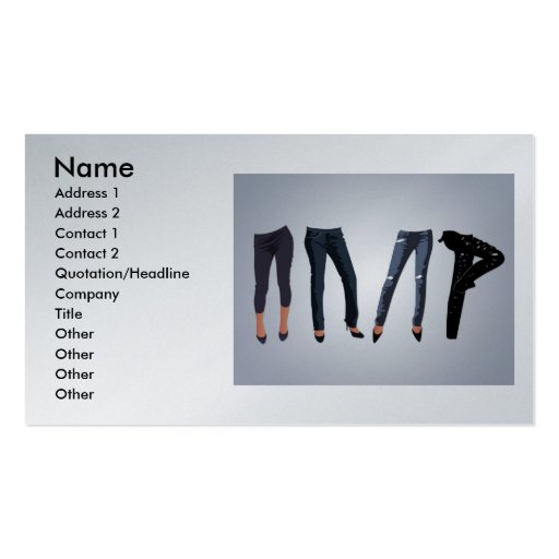 jean-pants-vector-10031601-large, Name, Address... Business Card (front side)