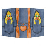 Jean Pocket Baby Duck binders