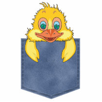 Jean Pocket Baby Duck photo sculptures