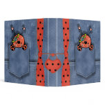 Jean Pocket Baby Lady Bug binders