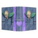 Jean Pocket Blue Green Fairy binders